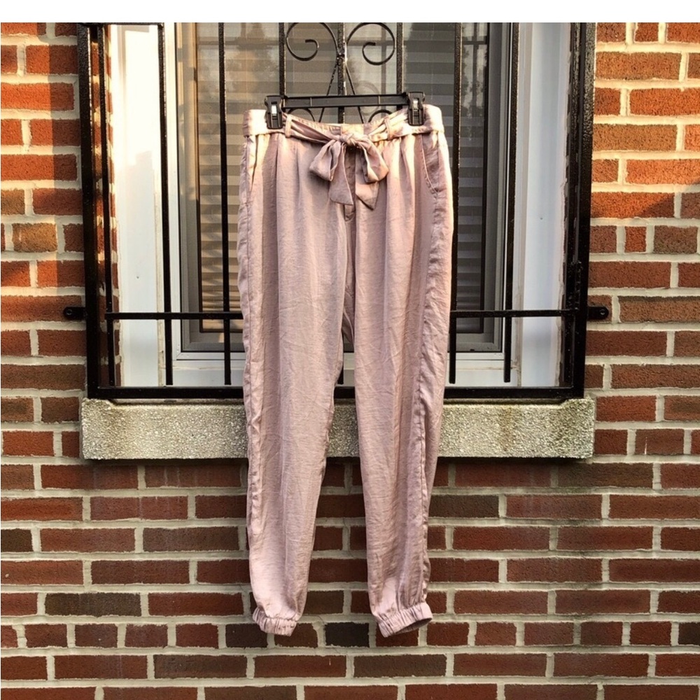 HYFVE  Agaci Blush color. Joggers style, tie pants. Size L